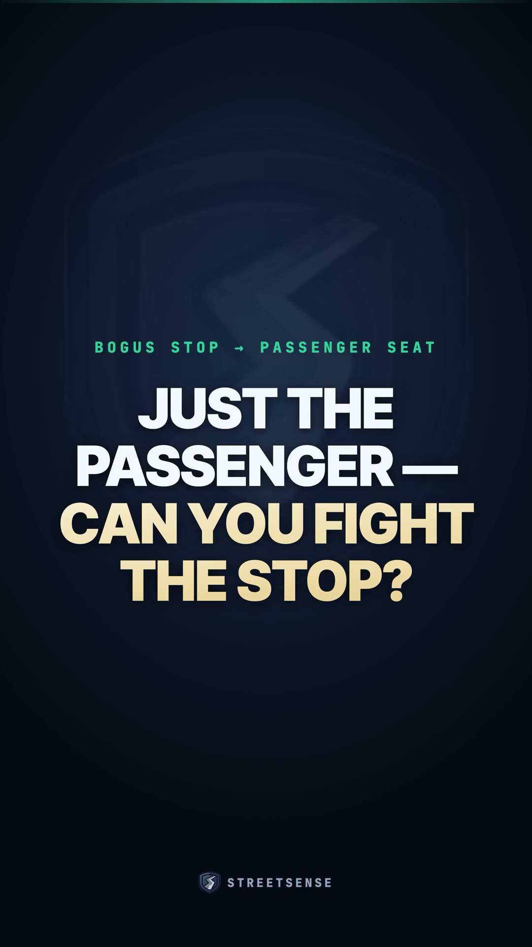 Brendlin v. California explained — just the passenger on a bogus stop, can you fight it